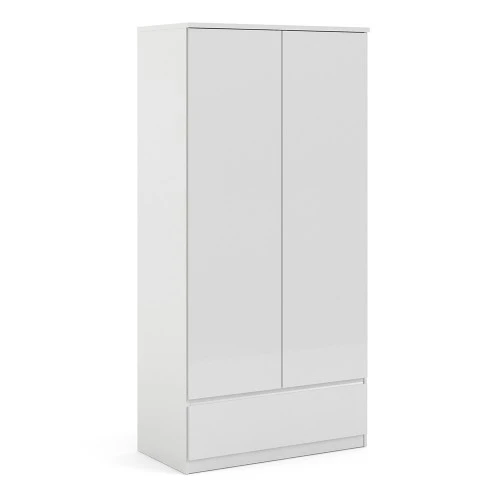 Caia 2 Door Wardrobe White