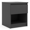 Caia Bedside 1 Drawer Black