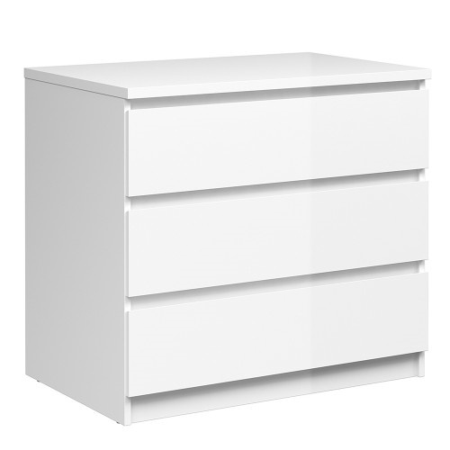 Caia Chest of 3 Drawer White