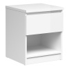 Caia Bedside 1 Drawer White
