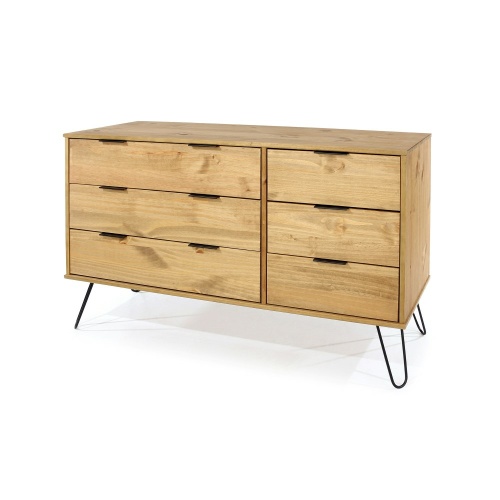 Augusta Pine 6 Drawer Chest Of Drawers