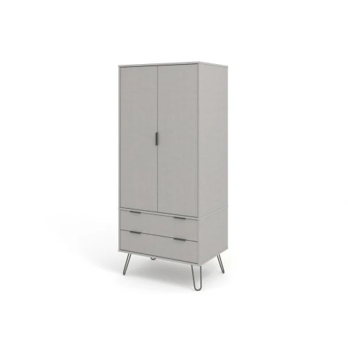 Augusta Grey 2 Door Wardrobe