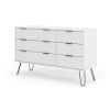 Augusta White 6 Drawer Chest Of Drawers
