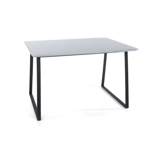 Aspen rectangular table high gloss grey