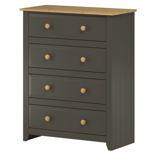 Capri Carbon 4 drawer chest