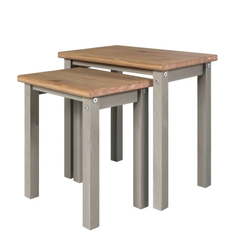 Corona Linea Nest of Tables Grey