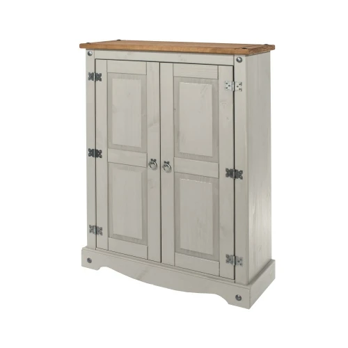 Corona 2 Door Cupboard Grey