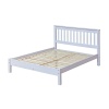 Corona 4Ft6 Low End Bed White
