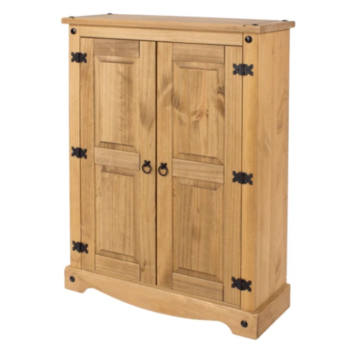 Corona 2 Door Storage Cupboard Pine