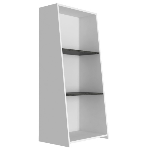 Dallas low bookcase with 3 shelves