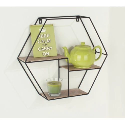 Loft Hexagonal Display Shelf 48cm