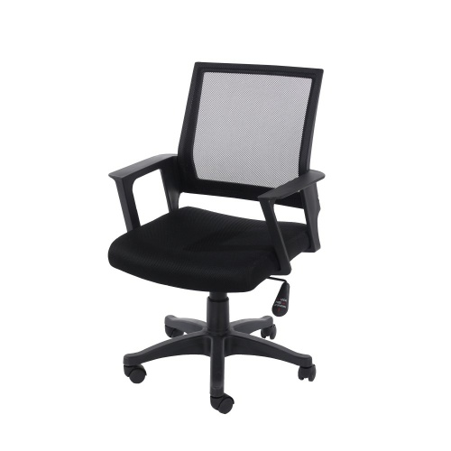 Loft home office chair in black mesh