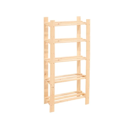 5 shelf slatted storage unit