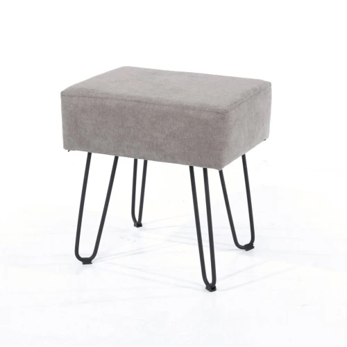 Aspen Grey Rectangular Stool