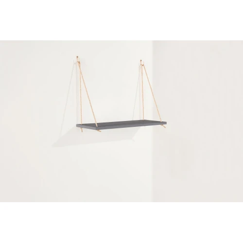 Thames Single rope shelf Grey