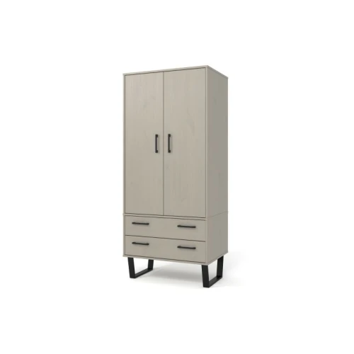 Texas 2 Door Wardrobe Grey