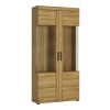 Tina 2 door Tall wide display cabinet