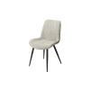 Aspen Light Grey Diamond Fabric Chair