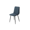 Aspen Blue Straight Slit Fabric Chair