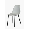 Aspen Curve Grey Plastic Chair