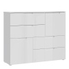 Enna Abstract Chest in White High Gloss