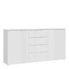 Enna Wide Chest in White High Gloss