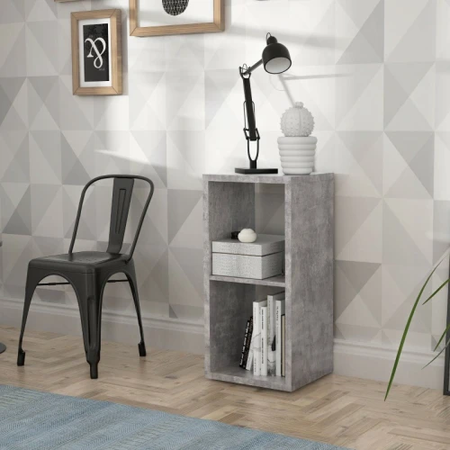 Mauro 1 Shelf Storage Unit Concrete Grey