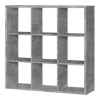 Mauro 3x3 Storage Unit Concrete Grey