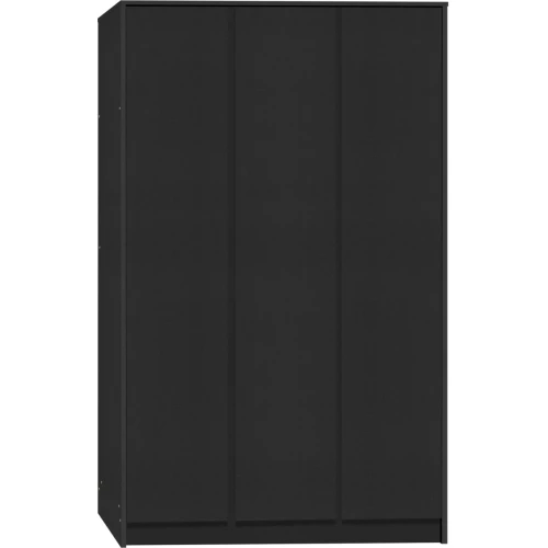 Malvern Black 3 Door Wardrobe