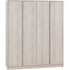 Malvern Urban Snow 4 Door Wardrobe