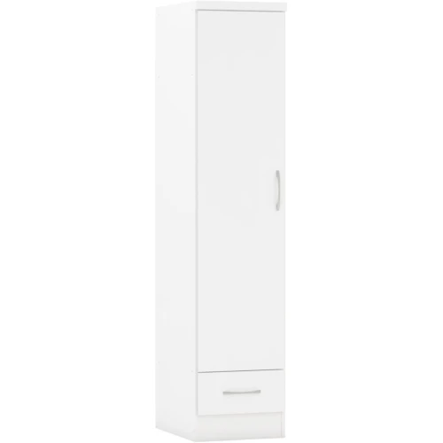 Nevada 1 Door Wardrobe White