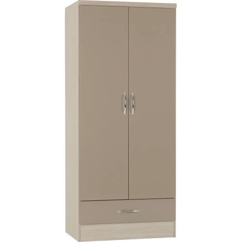 Nevada 2 Door Wardrobe Oyster