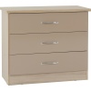 Nevada 3 Drawer Chest Oyster