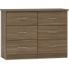 Nevada 6 Drawer Chest Rustic