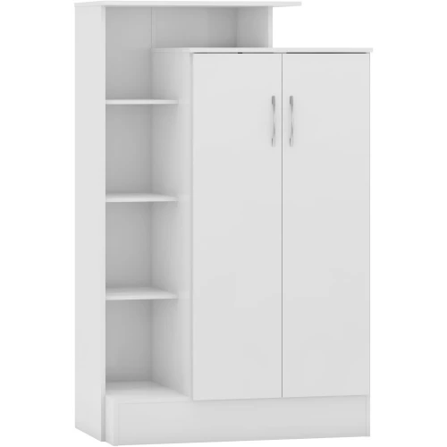 Nevada Petite Open Shelf Wardrobe White