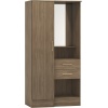 Nevada Vanity 1 Door Wardrobe Rustic