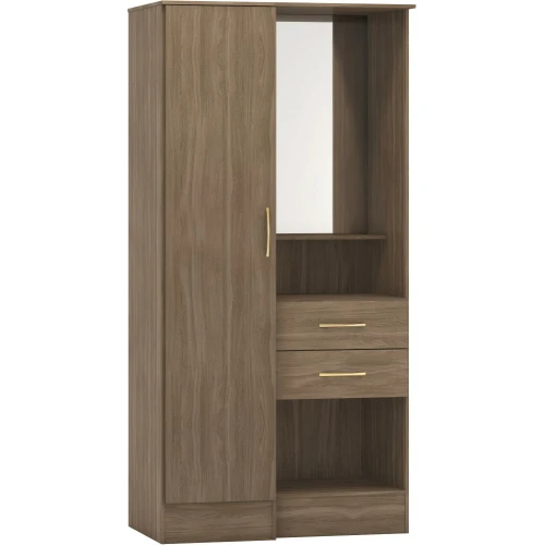 Nevada Vanity 1 Door Wardrobe Rustic