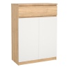 Caia Shoe Cabinet 2 Doors 1 Drawer Oak