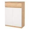 Caia Shoe Cabinet with 2 Doors 1 Drawer Oak