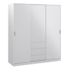 Caia Wardrobe with 2 Sliding Doors White