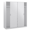 Caia Wardrobe with 2 Sliding Doors White