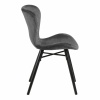 Batilda Dining Chair in Dark Grey Pair