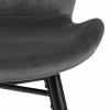 Batilda Dining Chair in Dark Grey Pair