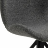 Batilda Swivel Dining Chairs in Grey Pair