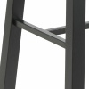 Chara Bar Table in Black & Oak