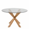 Round Dining Table Smoked Glass