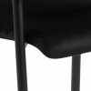 Lima Dining Chair with Armrest in Black
