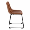 Oregon Dining Chair In Brown Pair