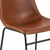 Oregon Dining Chair In Brown Pair