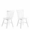 Riano Dining Chairs in White Set of 2